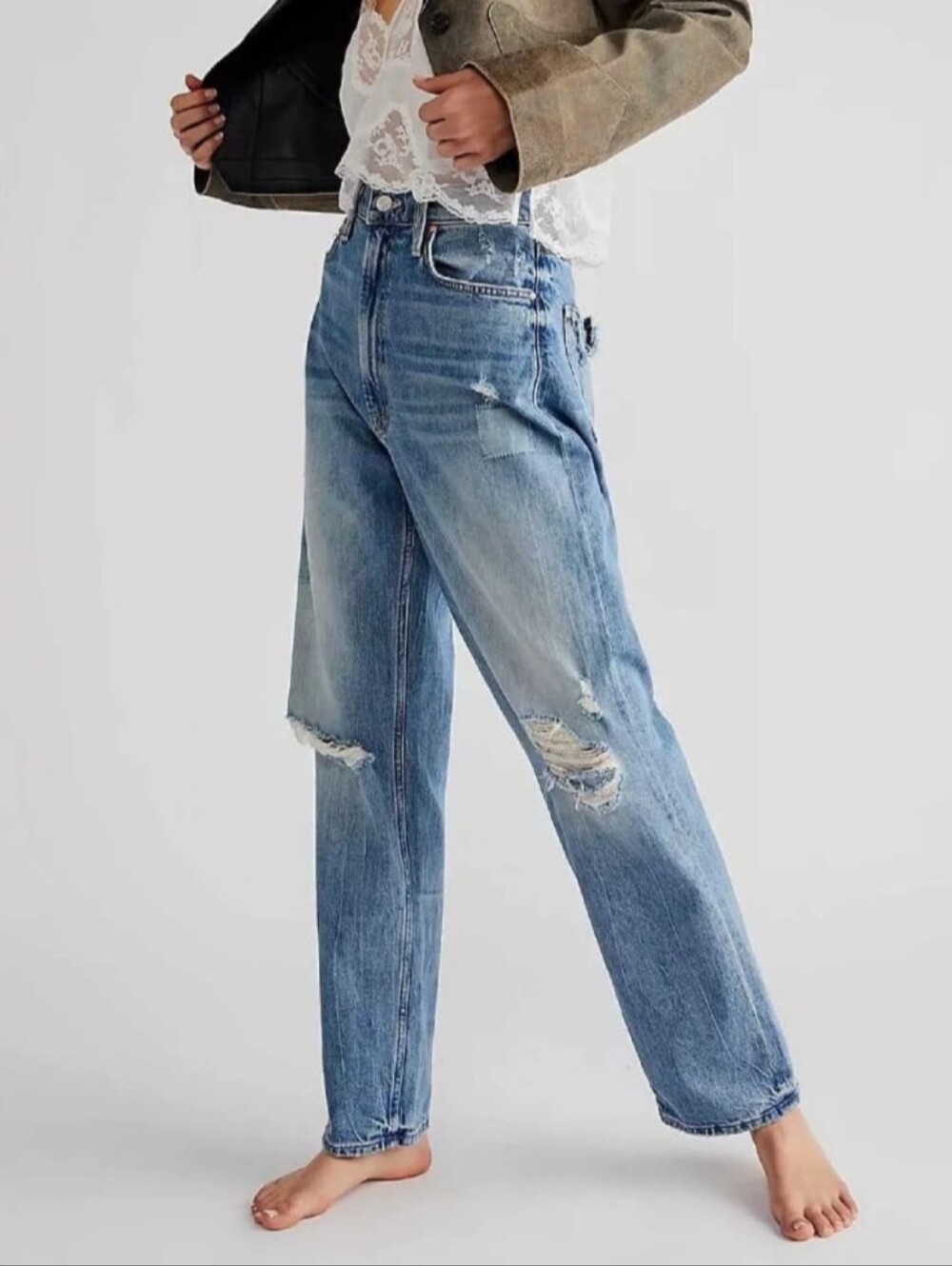 MOTHER Denim Study Hover Sz 25